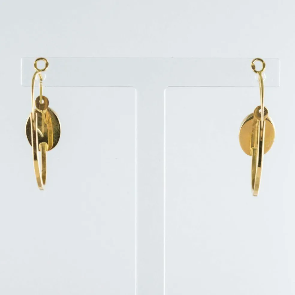 Boucles d'oreilles poissardes opales