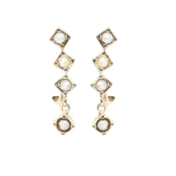 Boucles d'oreilles époque 1810 en or