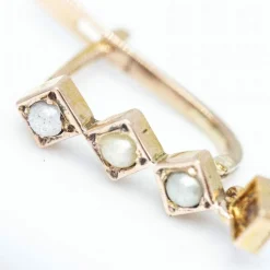 Boucles d'oreilles époque 1810 en or