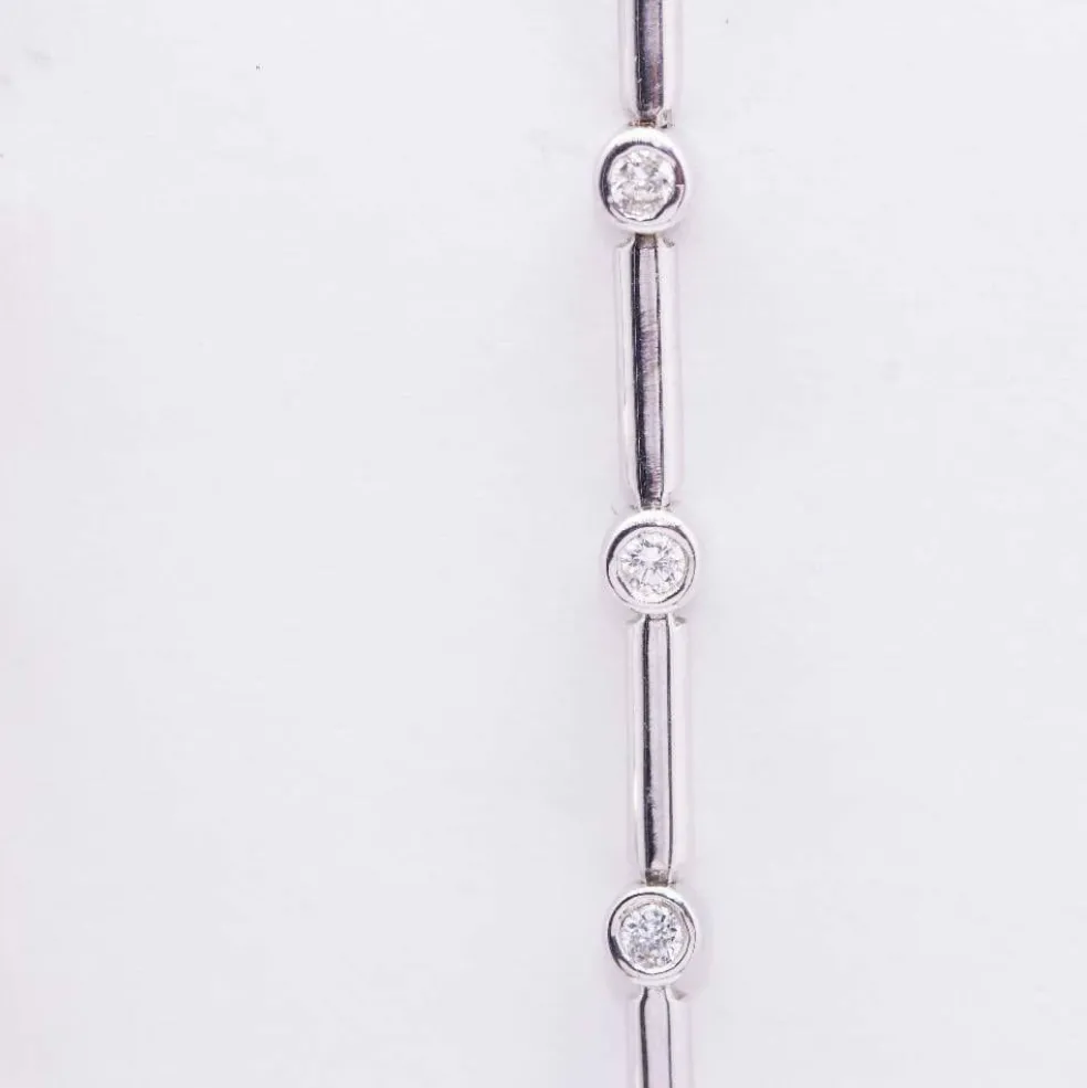Boucles d'oreilles prasiolite or blanc et diamants