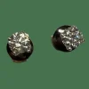 Boucles d'oreilles puces or et diamants