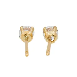 Boucles d'oreilles Puces Or blanc Diamant