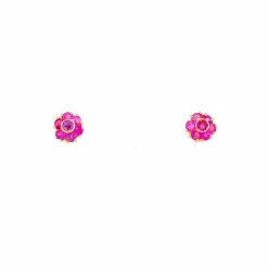 Boucles d’oreilles Rubis