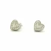 boucles d'oreilles salvini en or blanc et diamants