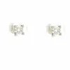 Boucles d'oreilles solitaire 0,30 Ct
