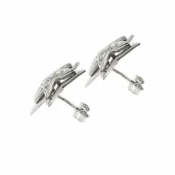 Boucles d'oreilles étoile diamant