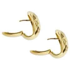 Boucles d'oreilles étoiles Or jaune Diamants