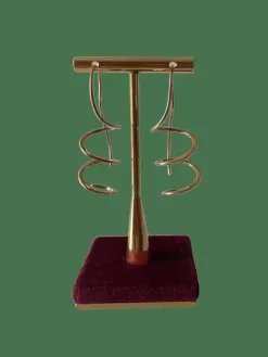 Boucles d'oreilles torsadées Gaia