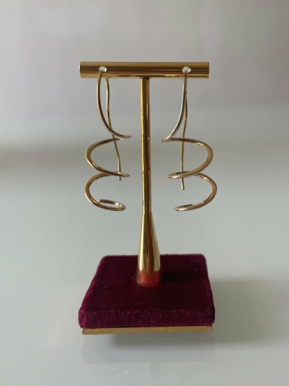 Boucles d'oreilles torsadées Gaia