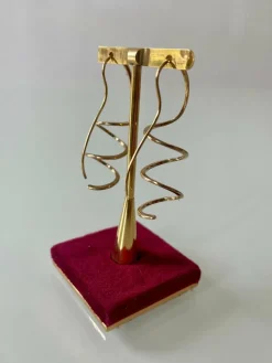 Boucles d'oreilles torsadées Gaia