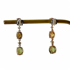 Boucles d'oreilles tourmaline