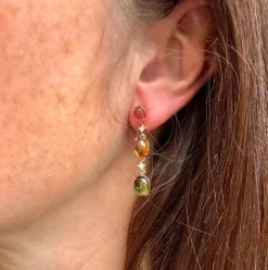 Boucles d'oreilles tourmaline