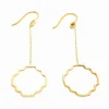 Boucles d'oreilles Transparence Or rose