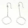Boucles d'oreilles Transparence Or blanc