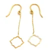 Boucles d'oreilles Transparence Or rose