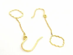 Boucles d'oreilles Transparence Or jaune