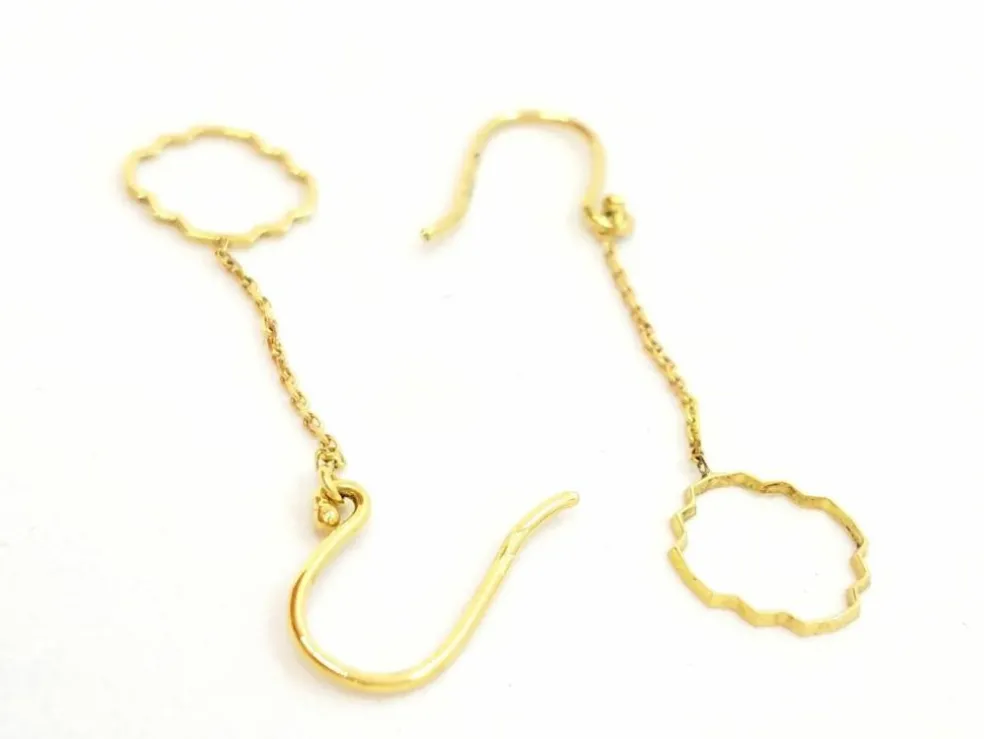 Boucles d'oreilles Transparence Or jaune