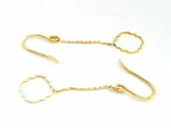 Boucles d'oreilles Transparence Or jaune