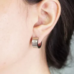 Boucles d'oreilles VETO avec diamants