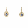 Boucles d'oreilles vintage saphirs