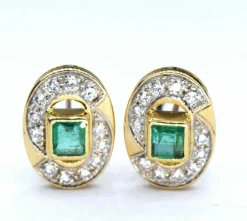 Boucles d'oreilles vintage en or