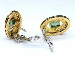 Boucles d'oreilles vintage en or