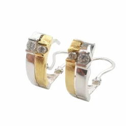 Boucles or jaune et diamants