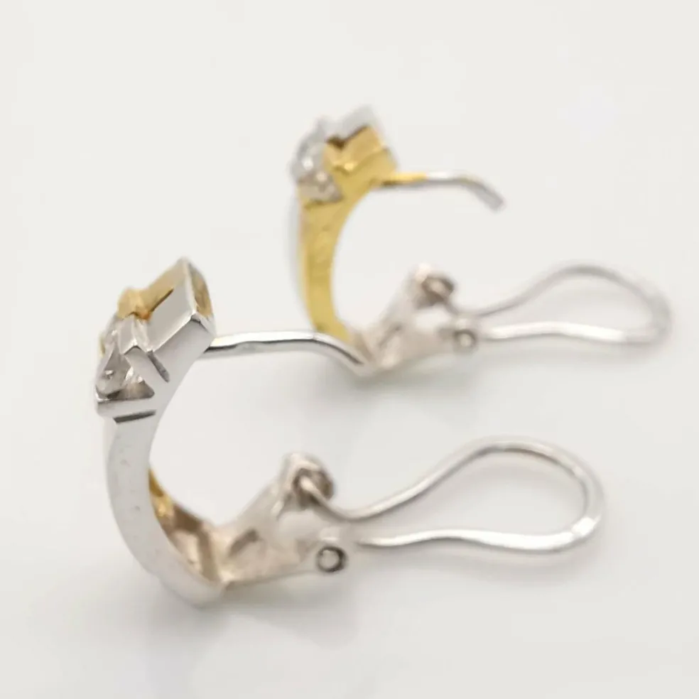 Boucles or jaune et diamants