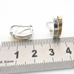Boucles or jaune et diamants