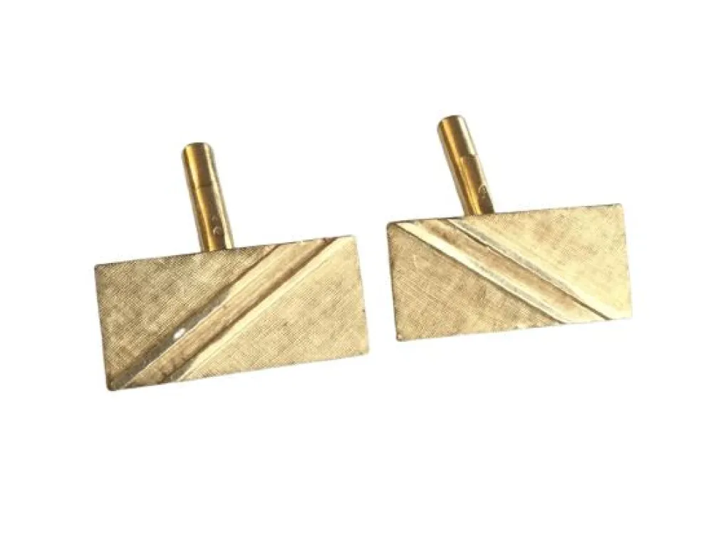 Bouton de manchette en Or jaune