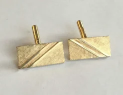 Bouton de manchette en Or jaune
