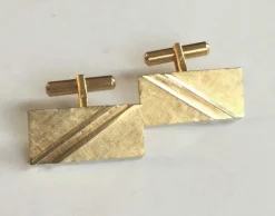 Bouton de manchette en Or jaune
