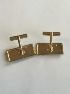 Bouton de manchette en Or jaune