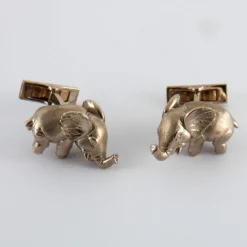 Bouton de Manchettes Eléphant