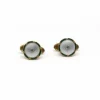 Boutons de Col Nacre Et Diamants