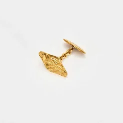 Boutons de Manchette Art Nouveau Or Jaune