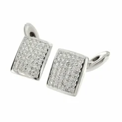 Boutons de manchette avec diamants