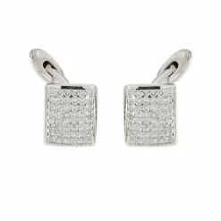 Boutons de manchette avec diamants