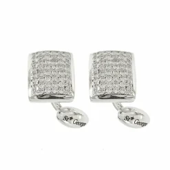 Boutons de manchette avec diamants
