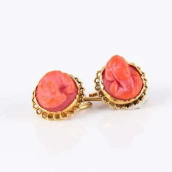 Boutons de manchette Corail