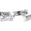 Boutons de manchette diamant en or blanc