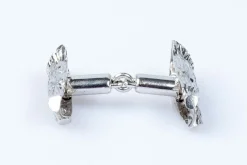 Boutons de manchette diamant en or blanc
