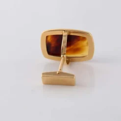 Boutons de manchette Ecaille de tortue