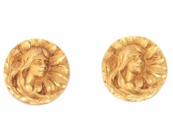 Boutons de manchette en or jaune