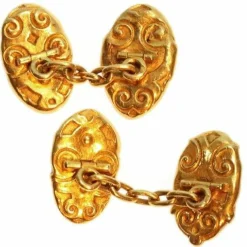 Boutons de manchette en or