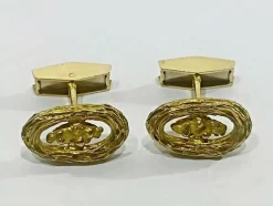 Boutons De Manchette En Or