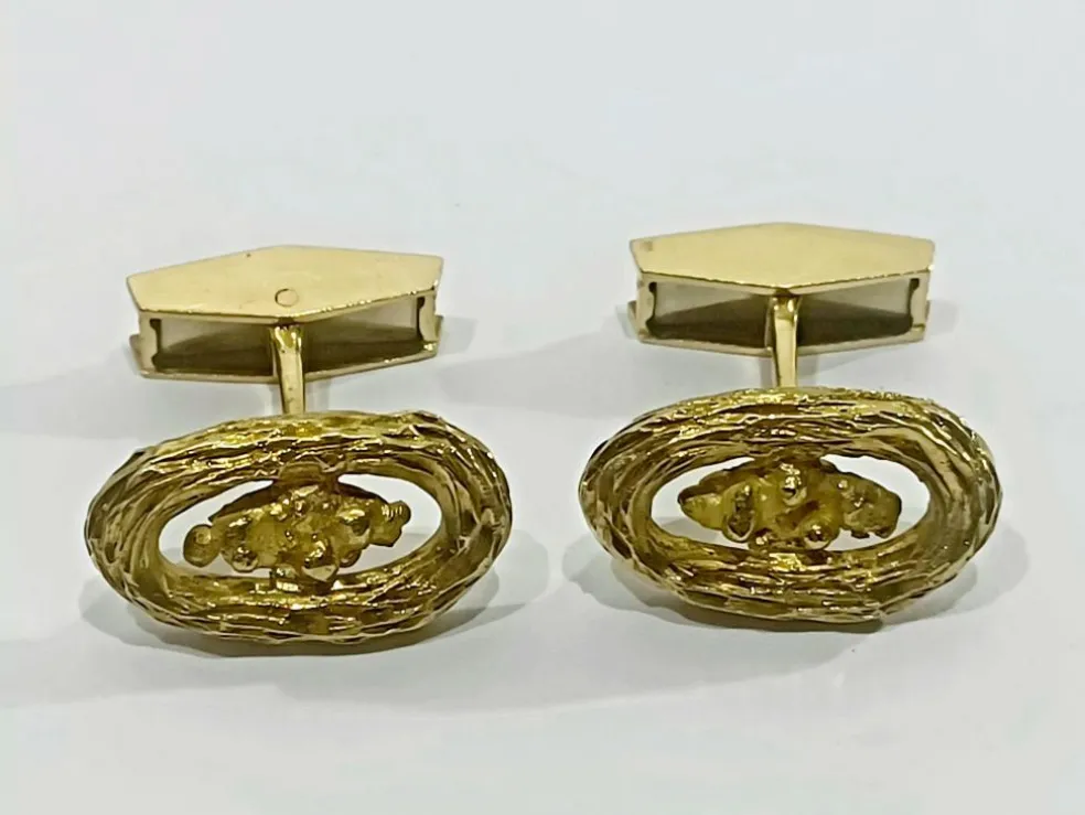 Boutons De Manchette En Or