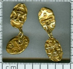 Boutons de manchette en or