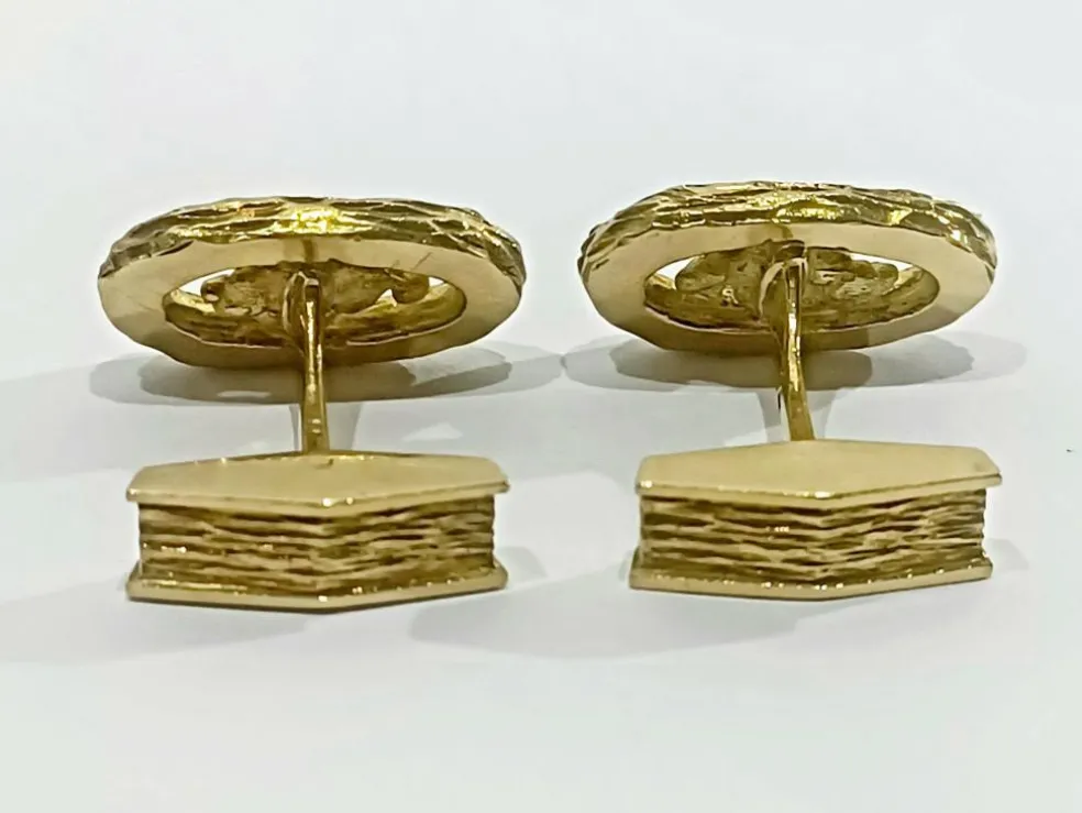 Boutons De Manchette En Or