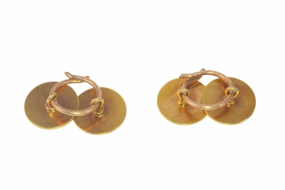 Boutons de manchette émaillés